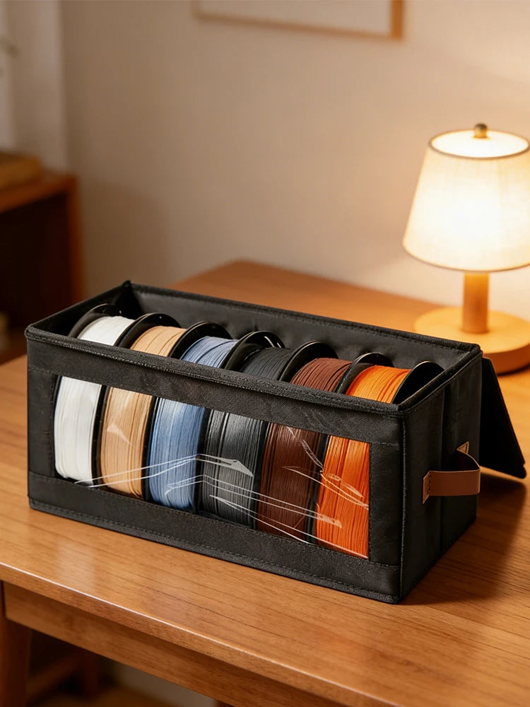 3D Filament Storage Cabinet – 6 Spool Organizer with Desiccants
