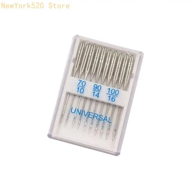 Universal Sewing Machine Needles Set – Sizes 70/10 90/14 100/16