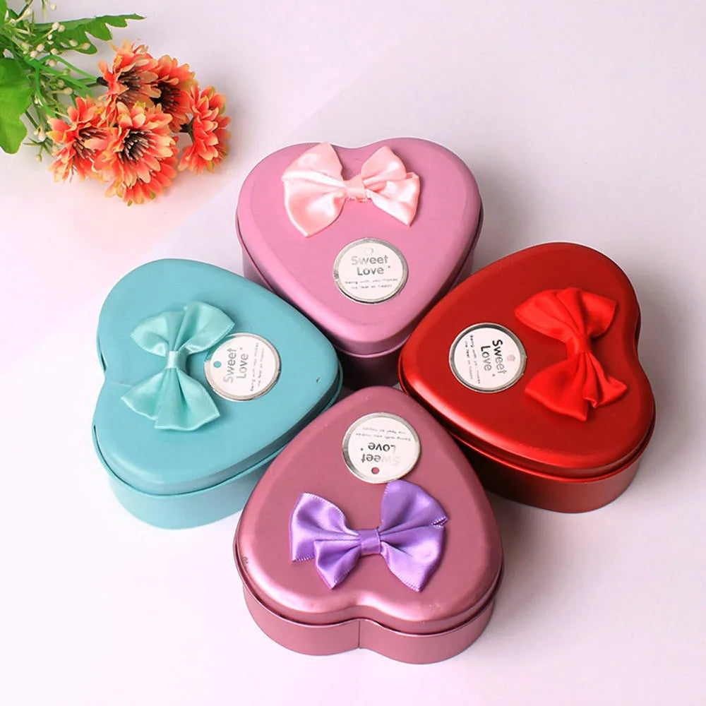 6-Pc Scented Rose Petal Soap Set in Heart Gift Box