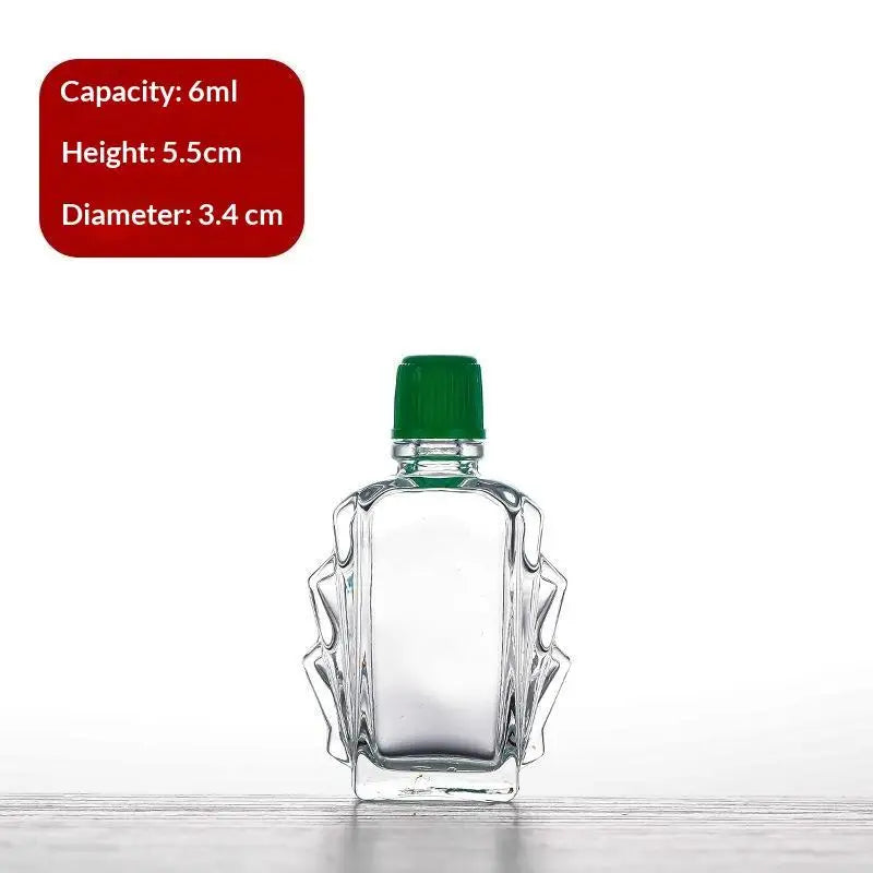 Mini Glass Vials with Lids – Leakproof Travel Oil Bottles