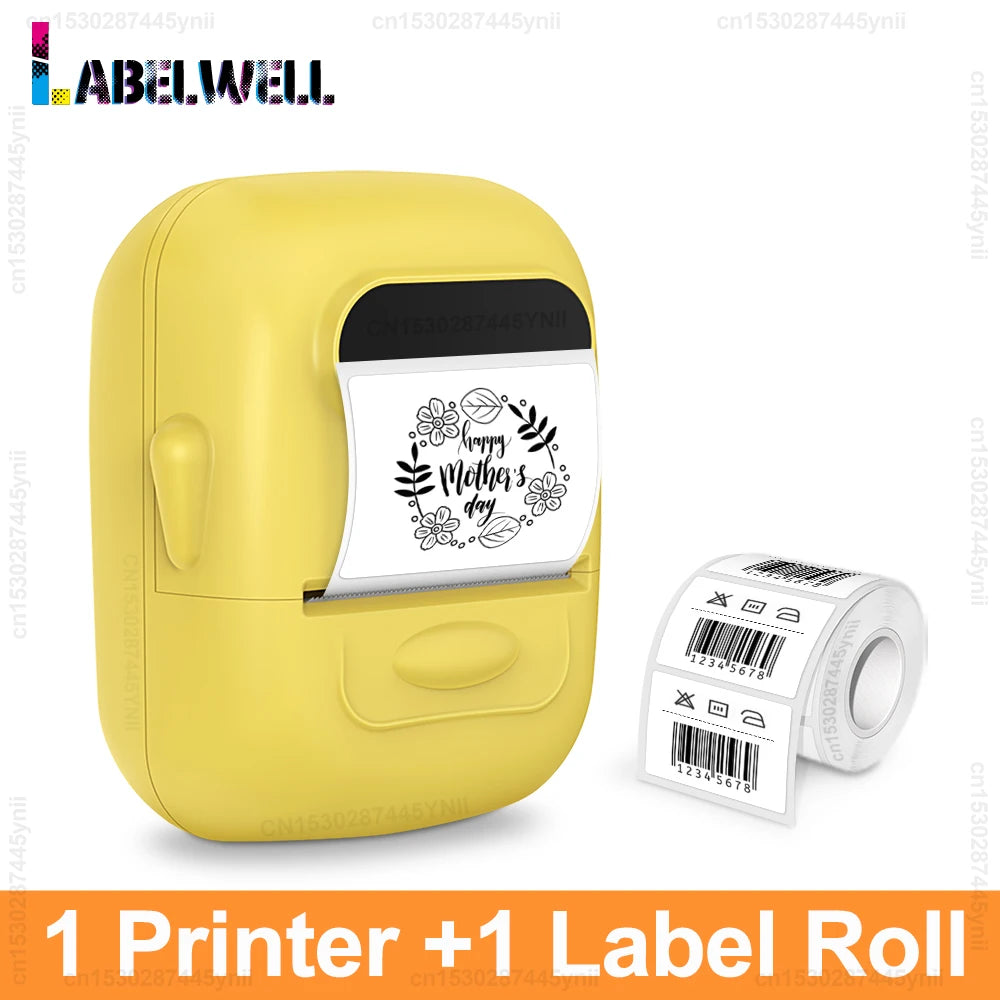 Labelwell P50 Inkless Bluetooth Thermal Label Printer & Maker