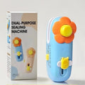 Portable Mini Bag Heat Sealer – Flower & Bee Design