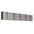 No-Drill Wall-Mounted Folding Hook – 5-Arm Space Aluminum