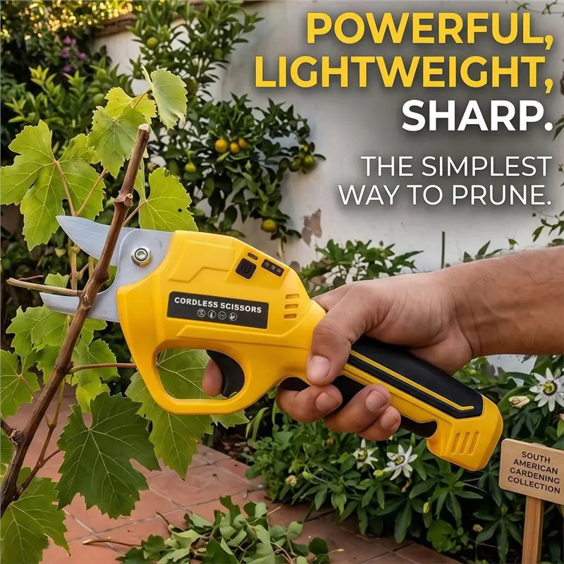 VIBE 30mm Rechargeable Electric Pruning Shears | Garden Trimmer