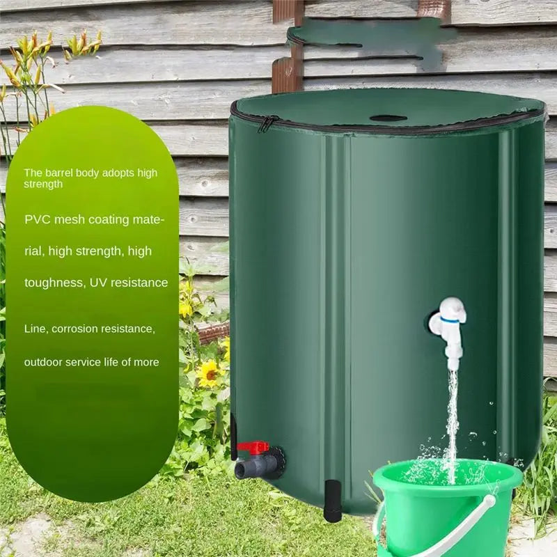 Foldable Rainwater Collection Barrel – Garden Irrigation Tank