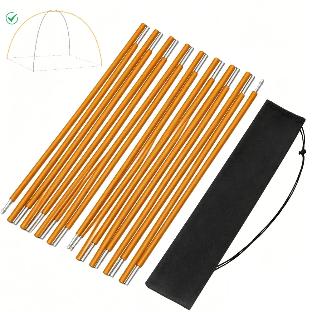 Aluminum Alloy Pre-Assembled Tent Pole Replacement Kit