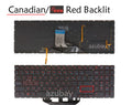Red Backlit Keyboard for HP OMEN 15-dc0000 – PT/CF/FR Layout