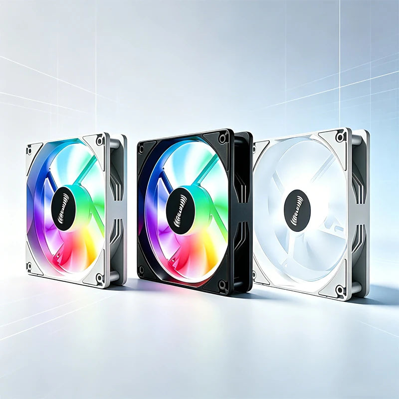 120mm RGB PC Case Fan 12V Mirror Light Effect – 7-Blade