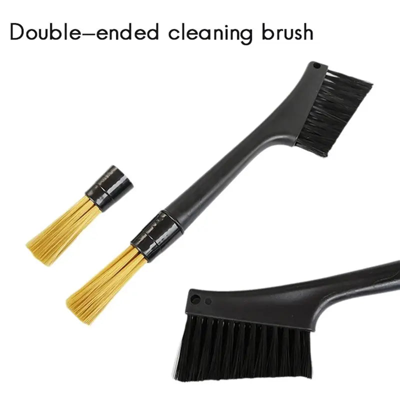 Coffee Machine Cleaning Brush Set – Arc & Double-Head 58mm