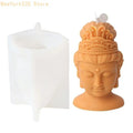 Silicone Buddha Head Mold – Resin & Gypsum DIY Casting