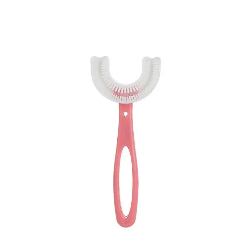 Kids U-Shaped Silicone Toothbrush – Ages 2–12, BPA-Free