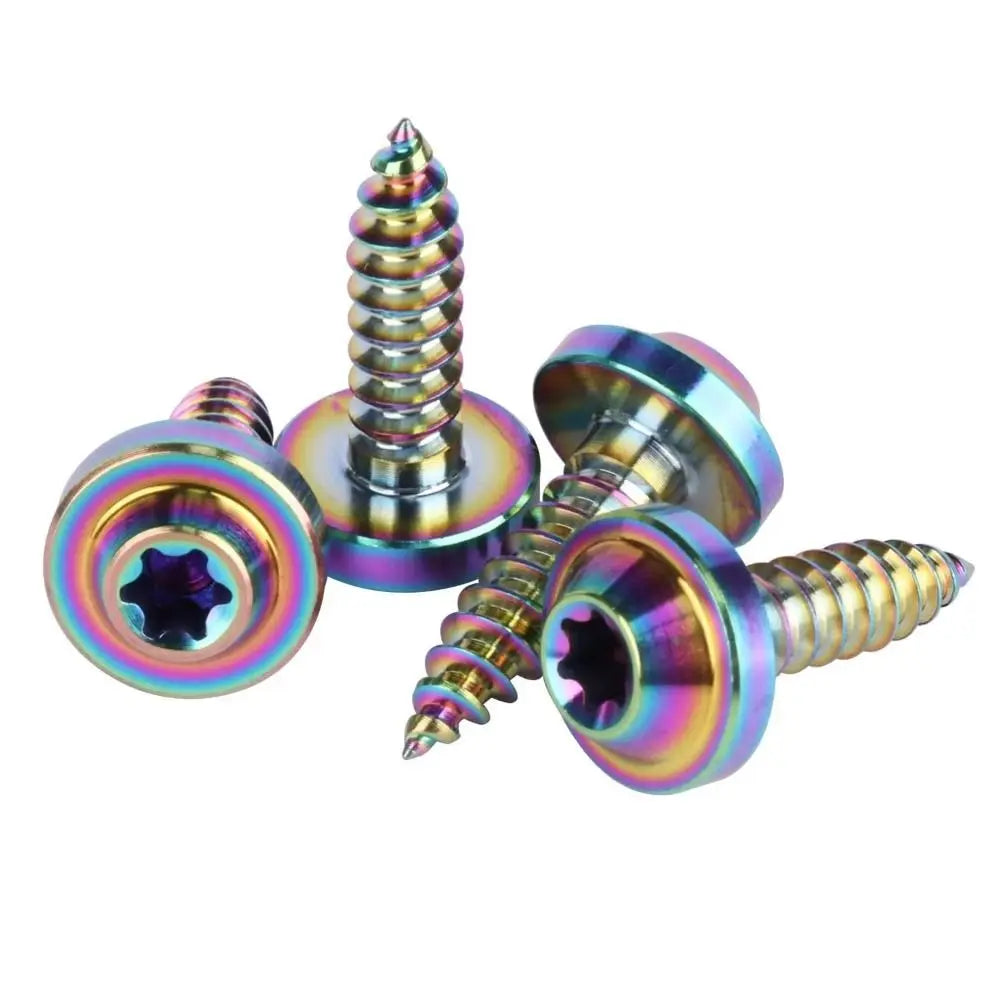 GR5 Titanium Self-Tapping Screw M4 M5 Torx Truss Head Fastener