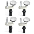 Universal Toilet Seat Bolts & Quick-Release Hinge Fixing Kit