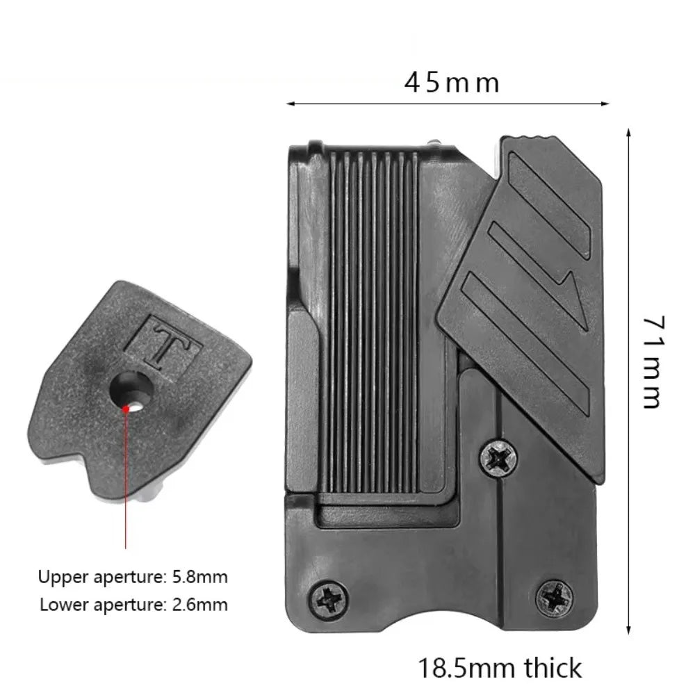 Universal Quick Release Belt Buckle – Tape Measure Holder