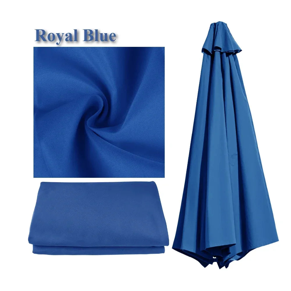 Waterproof Replacement Parasol Canopy 2–3M | 6 & 8 Rib Patio