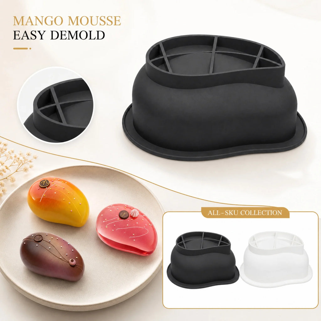 Mango Silicone Mousse Cake Mould – Food Grade Baking Tool