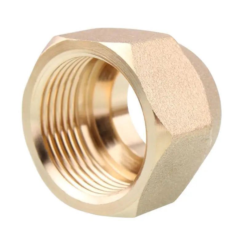 Brass Flare Nut HVAC AC Pipe Fitting 1/4" 3/8" 1/2" 5/8" 3/4"