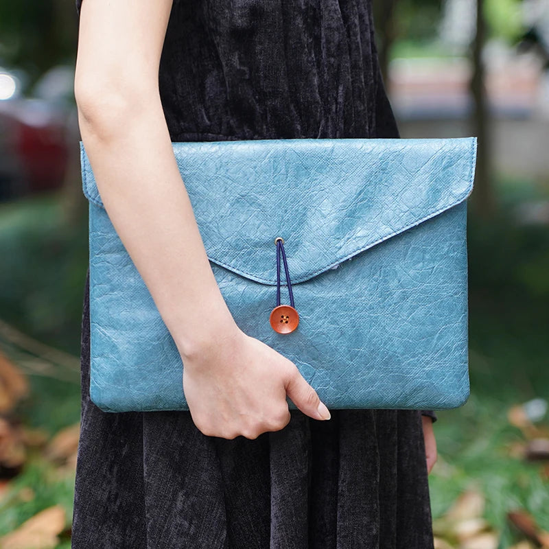 Vintage Envelope Laptop Sleeve for MacBook 13–16 Inch