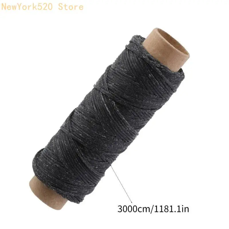 15 Colors Waxed Leather Sewing Thread Set for Crafts