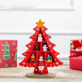 Wooden Christmas Tree Tabletop Decoration with Base