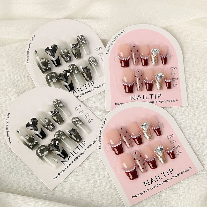 20-Sheet Nail Art Display Cards | Manicure Packaging Props