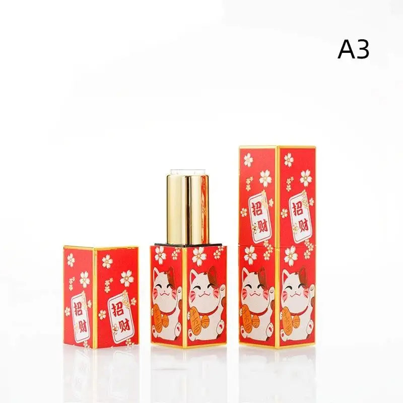 Refillable 12.1mm Lipstick Tube | Embossed 3D Print Design