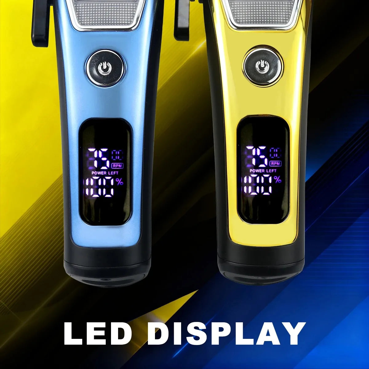 Kemei KM-1911 Pro Hair Clipper – DLC Blade, LED & Base Charger