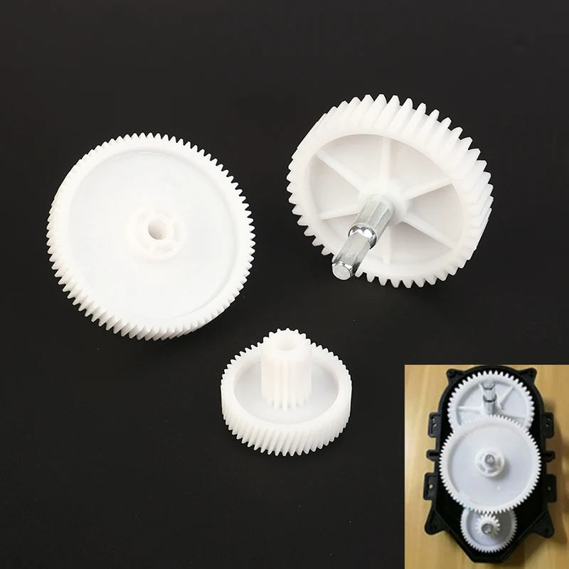 3-Piece Meat Grinder Plastic Gear Replacement Set S/M/L