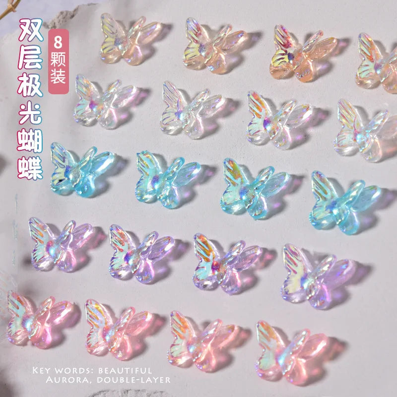 3D Dessert Nail Charms – 20PCS Resin Food Nail Art Decorations