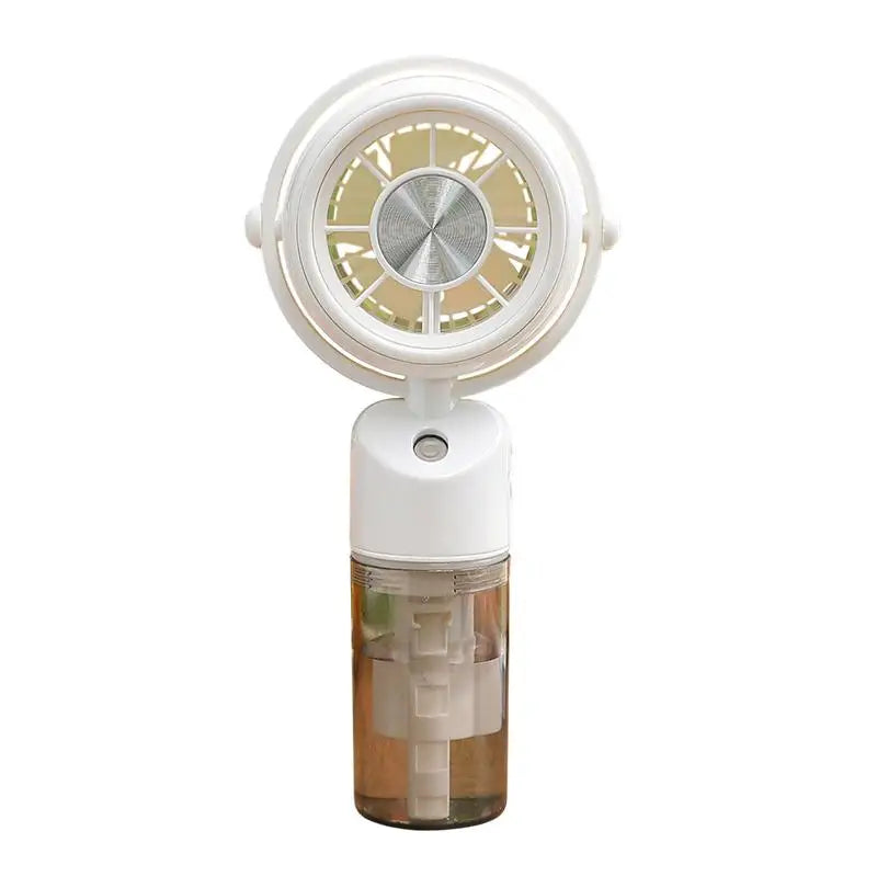 Rechargeable Handheld Misting Fan – 3-Speed Portable Cooling