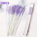 70-Piece Ear Piercing Cleaning Floss – Unscented Dirt Cleaner