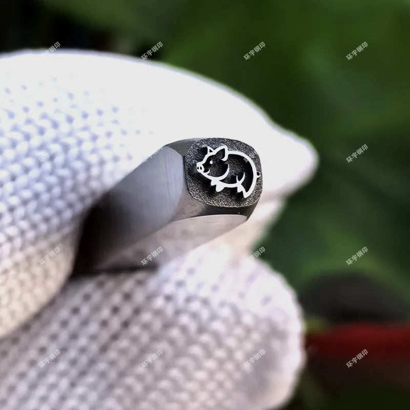Zodiac Sign Steel Seal Engraving Tool – Custom Stamps