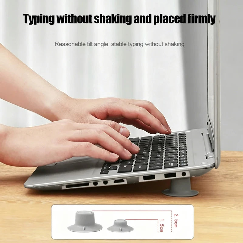 Laptop Cooling Pad Anti-Slip Height Riser Stand | ABS Bracket