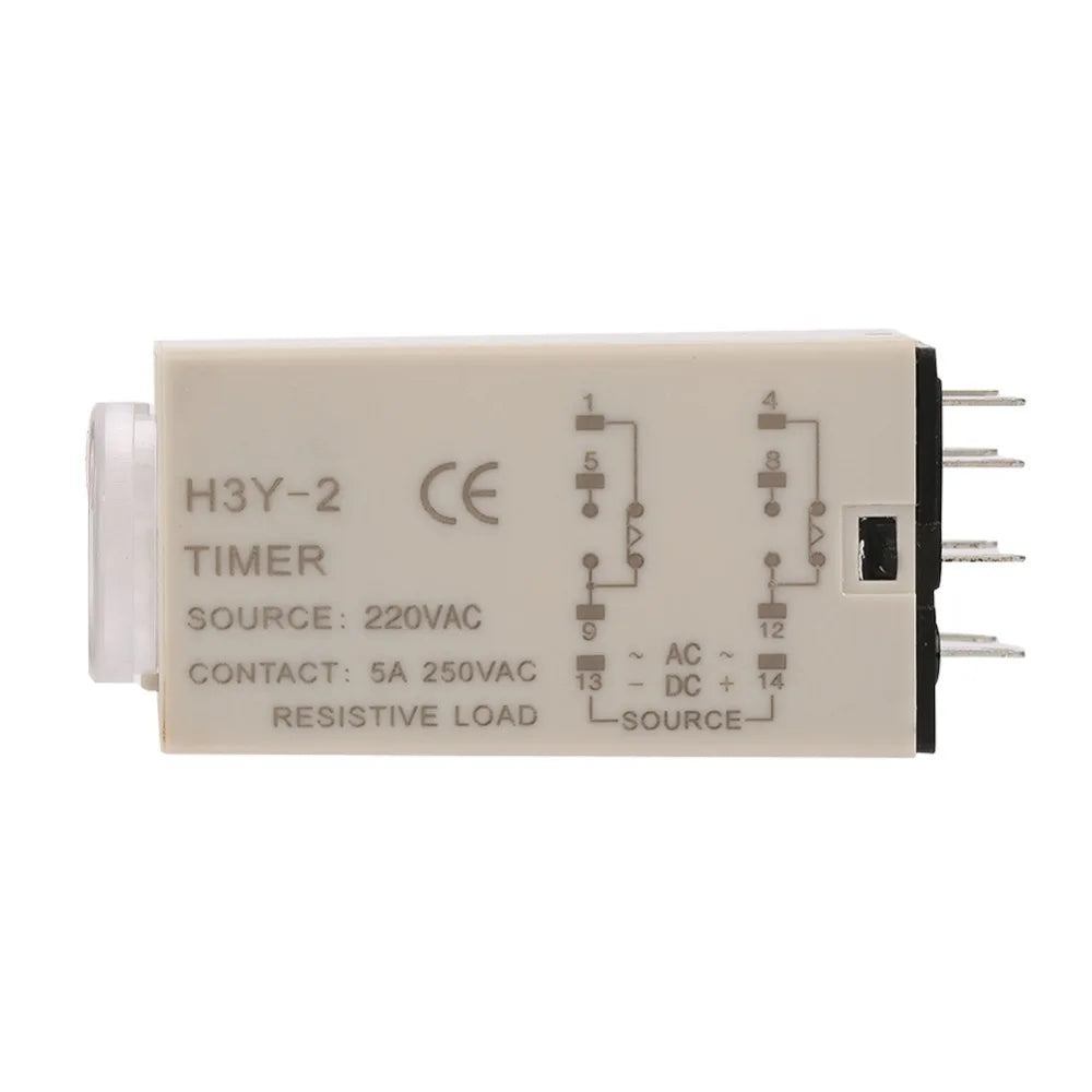 H3Y-2 Delay Timer Relay AC 220V 10s 8-Pin Time Relay