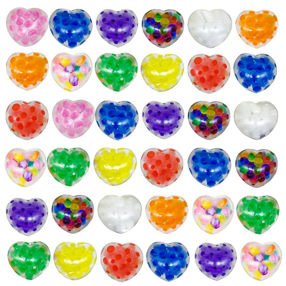 Heart Squishy Stress Ball – Mochi Squeeze Fidget Toy Gift