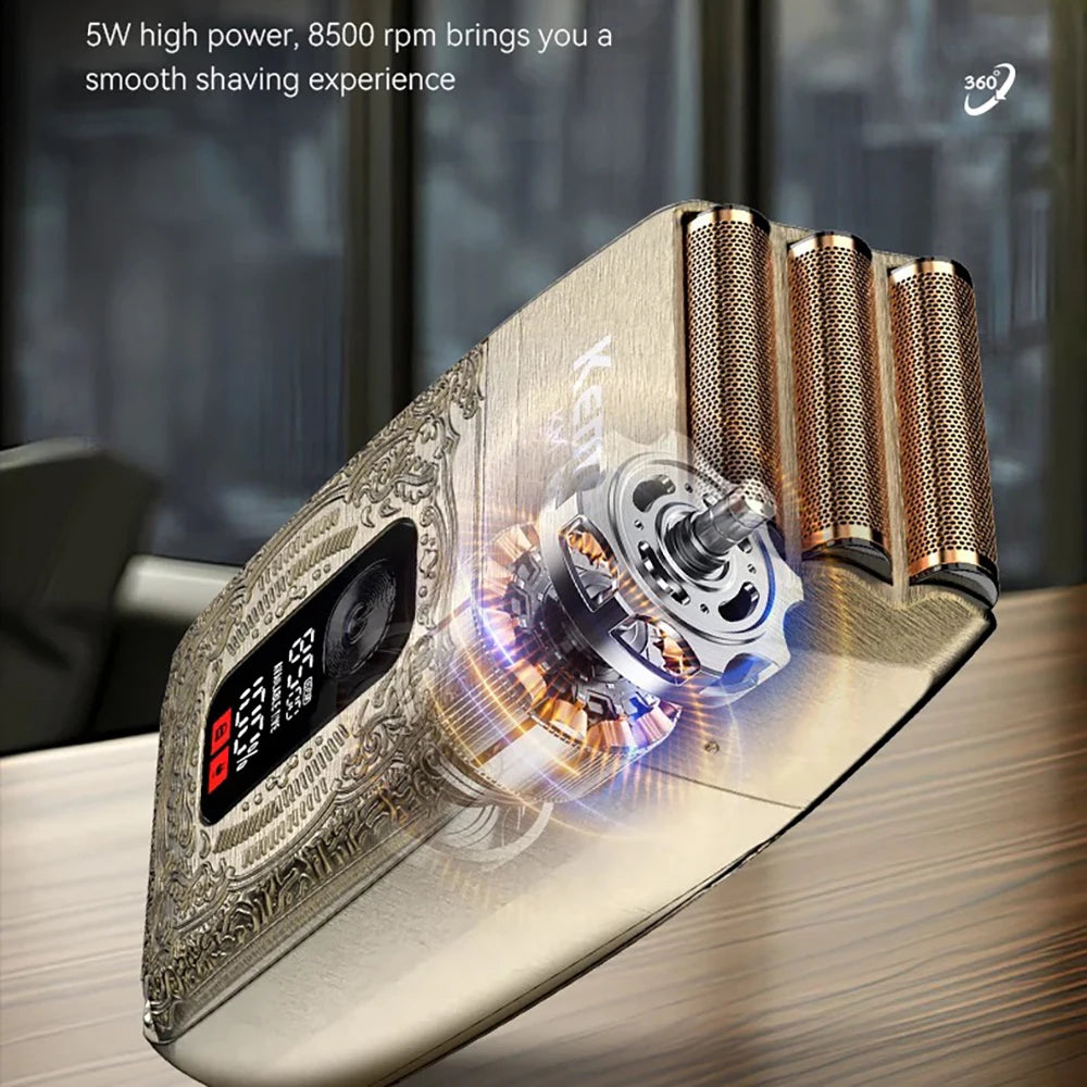 Kemei KM-T88 Triple Blade Foil Shaver 8500RPM Cordless Men