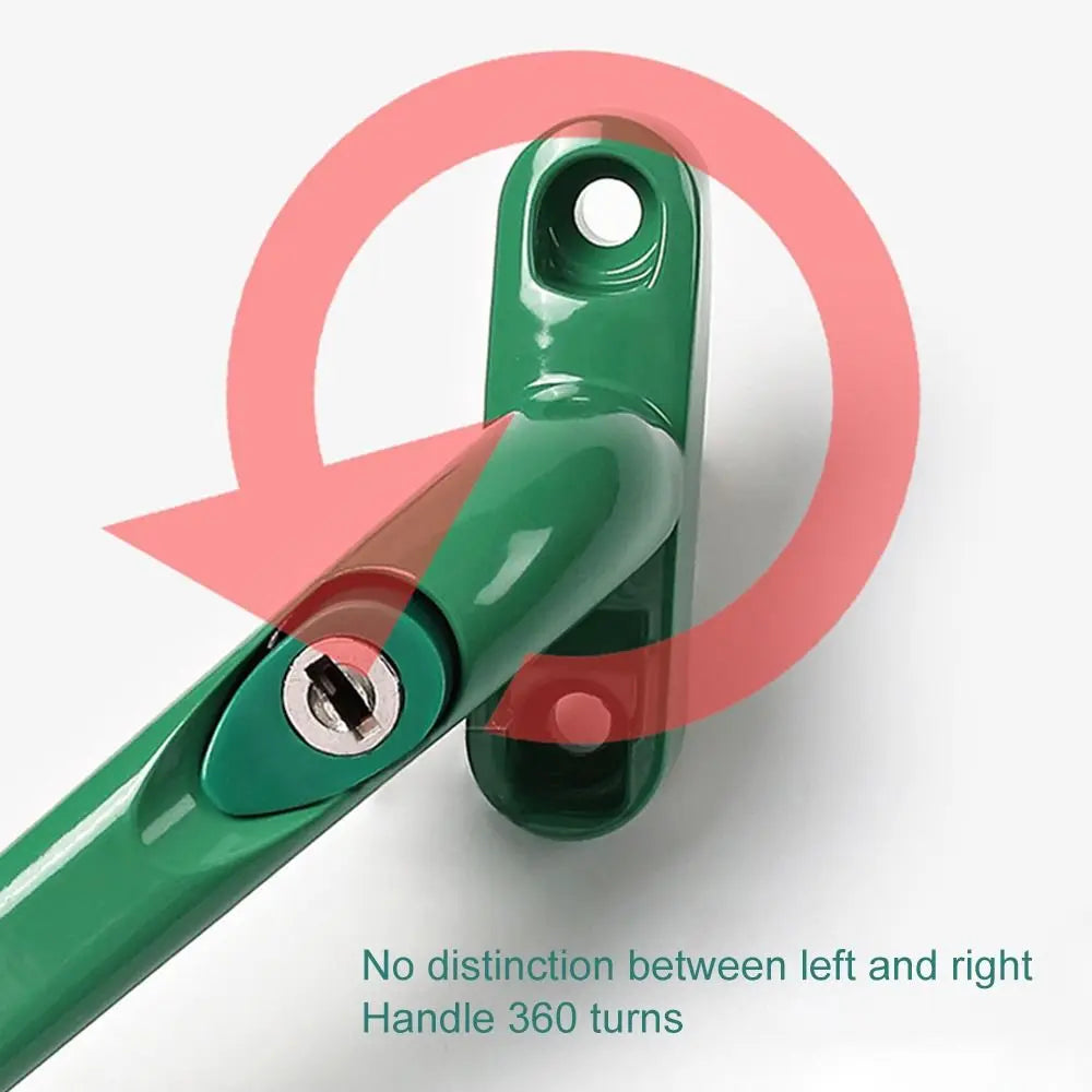 UPVC Aluminum Alloy Double Glazing Window Handle Latch Lock