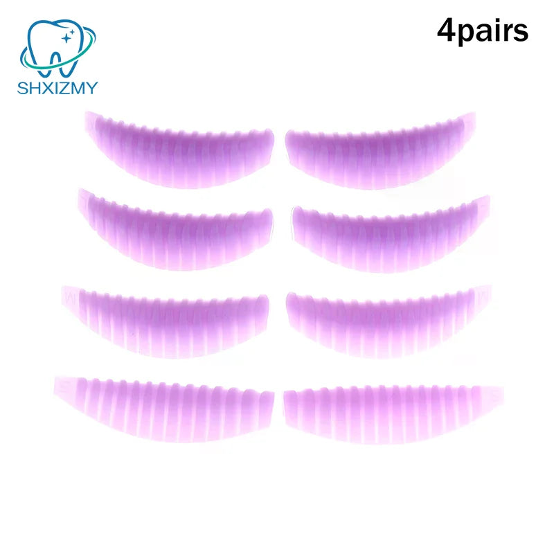 4 Pairs Reusable Silicone Eyelash Lifting Pads | Lash Perm Rods