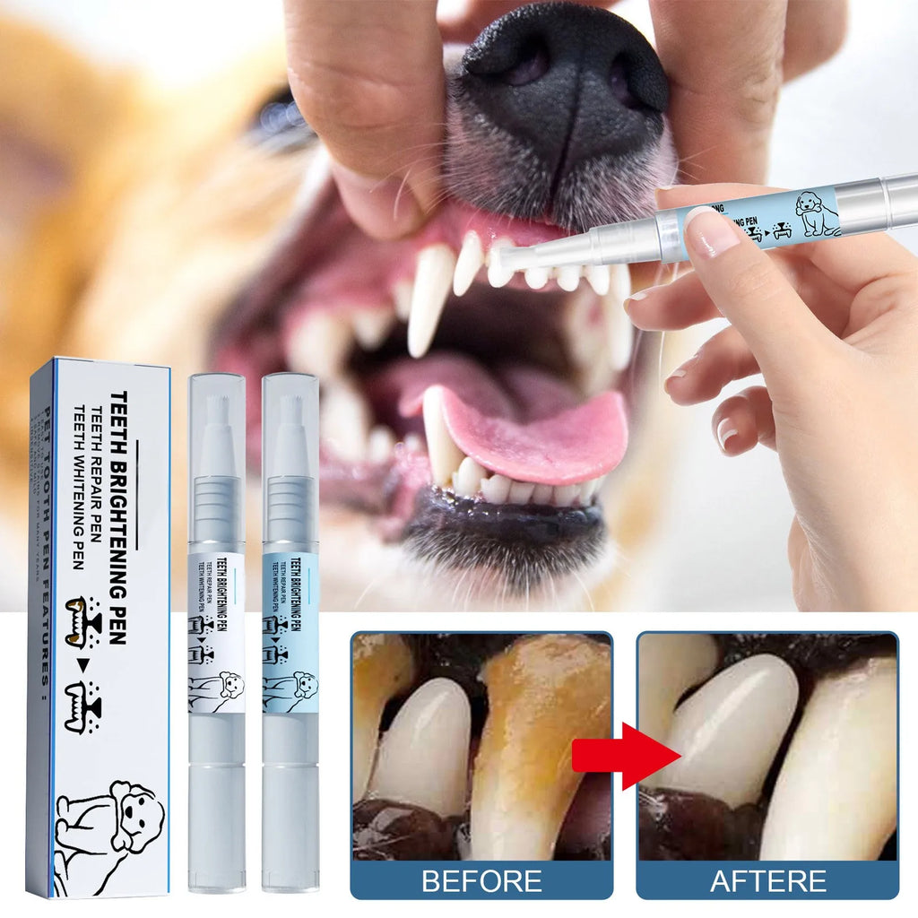 Pet Teeth Cleaning Kit – Tartar Scraper & Whitening Pen