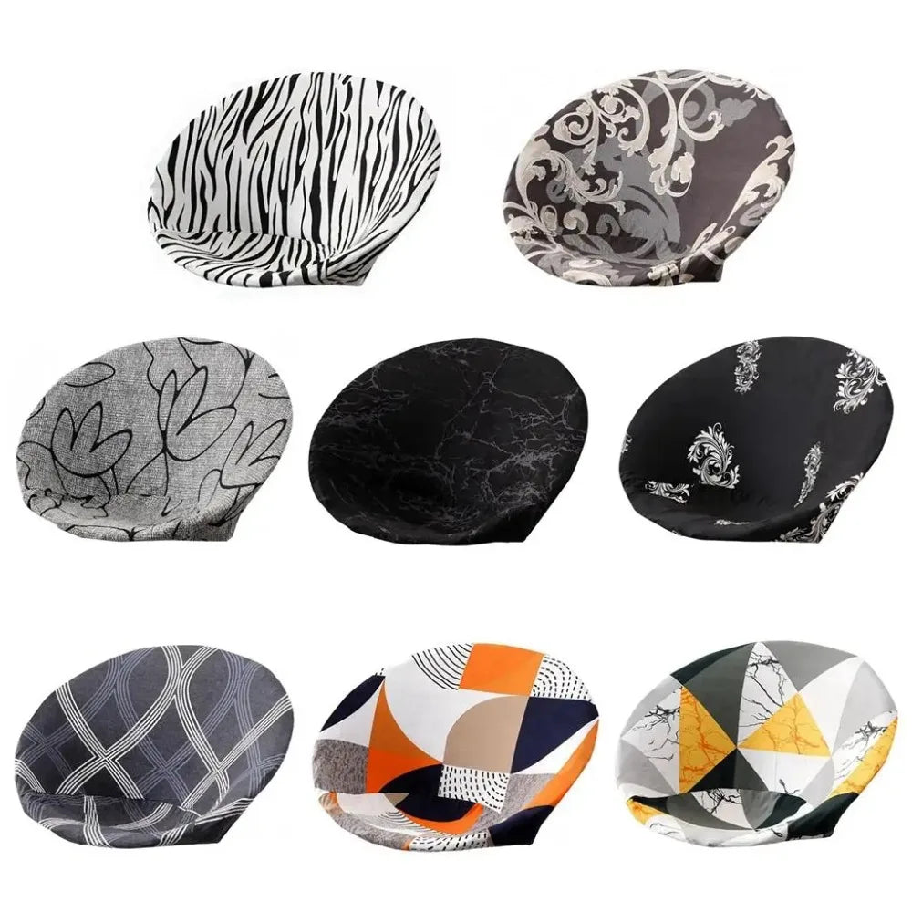 Washable Round Seat Cover – Universal Elastic Chair Protector