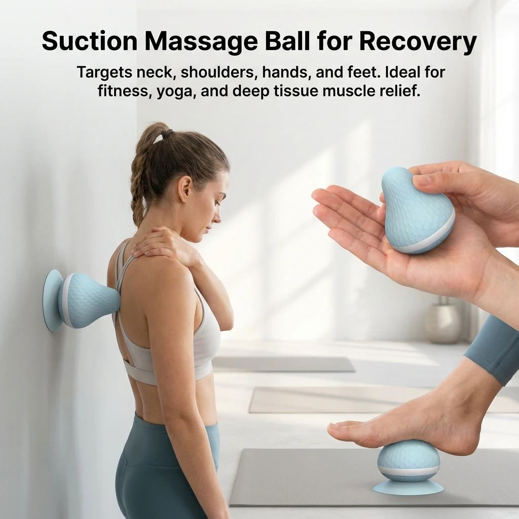 Suction Cup Myofascial Release Massage Ball – VIBE