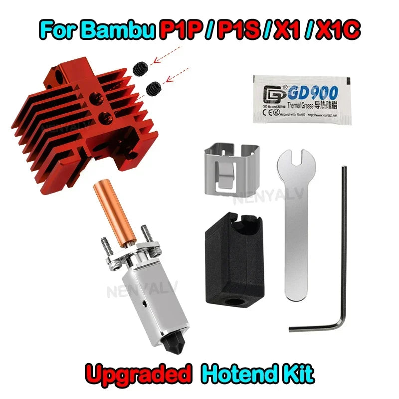 TZ 2.0 Bimetal Hotend Kit for Bambu Lab X1 X1C P1P P1S