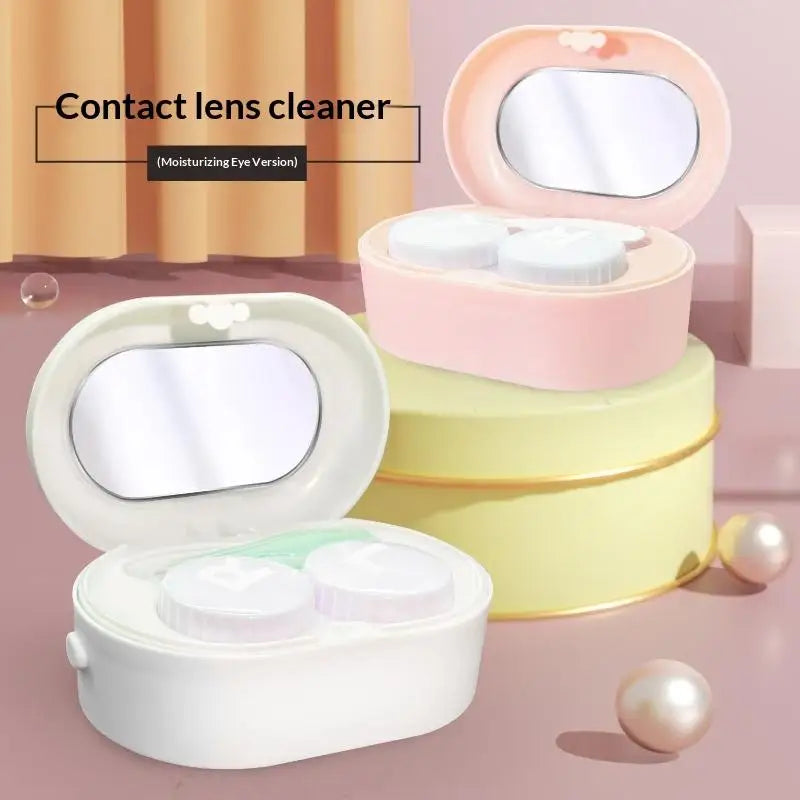 Portable Contact Lens Cleaner Case with Mirror – Gmarty