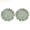 Ruffled Round Table Placemats Scalloped Edge – 2/4 Pack