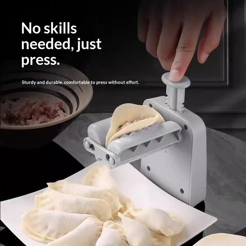 Manual Dumpling Maker Press – Food-Safe, One-Press Easy Use