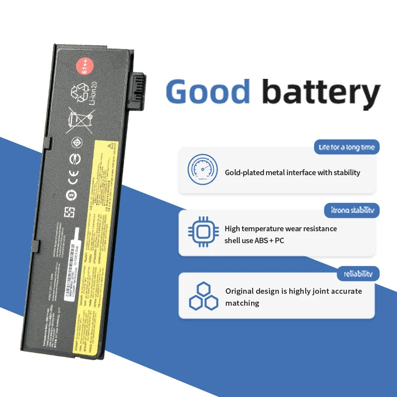SUOZHAN 72Wh Battery for Lenovo ThinkPad T470 T480 T570 T580