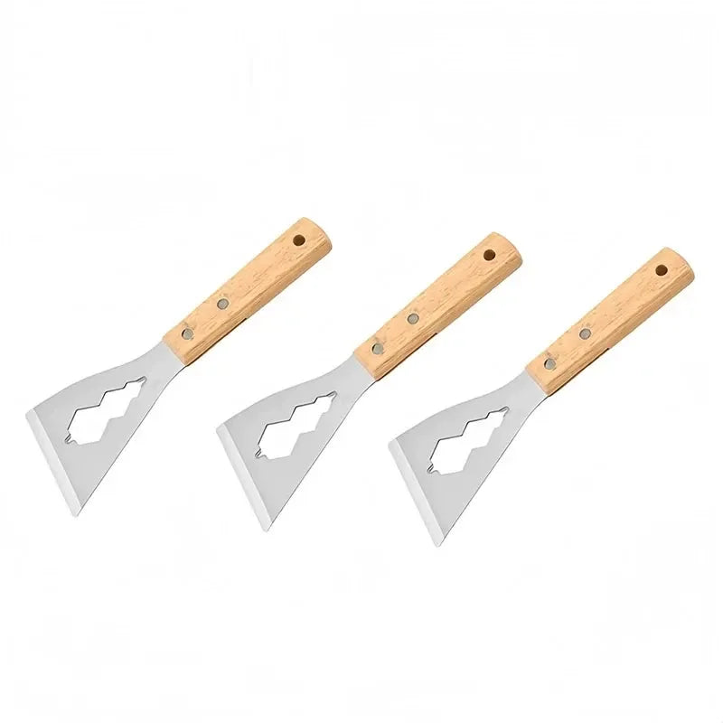 Stainless Steel Putty Knife Scraper – Wood Handle Hand Tool