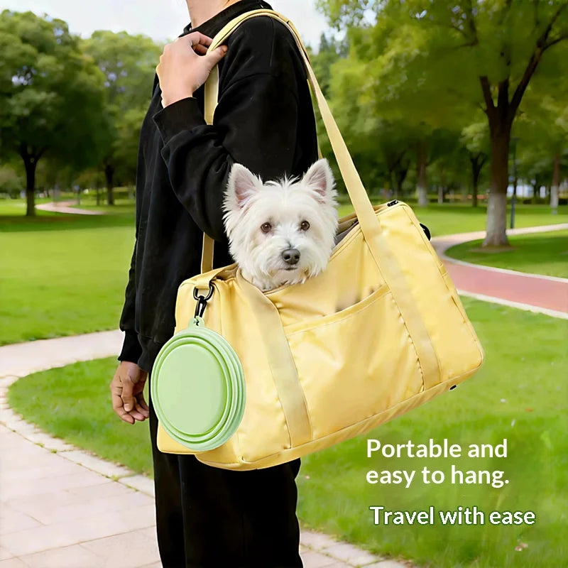 Portable Foldable Silicone Pet Bowl with Carabiner 150ml