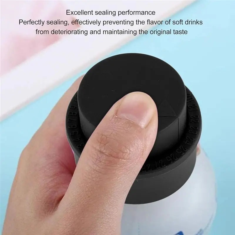 Reusable Soda Bottle Stopper Press-Type Seal 3 Pack | VIBE