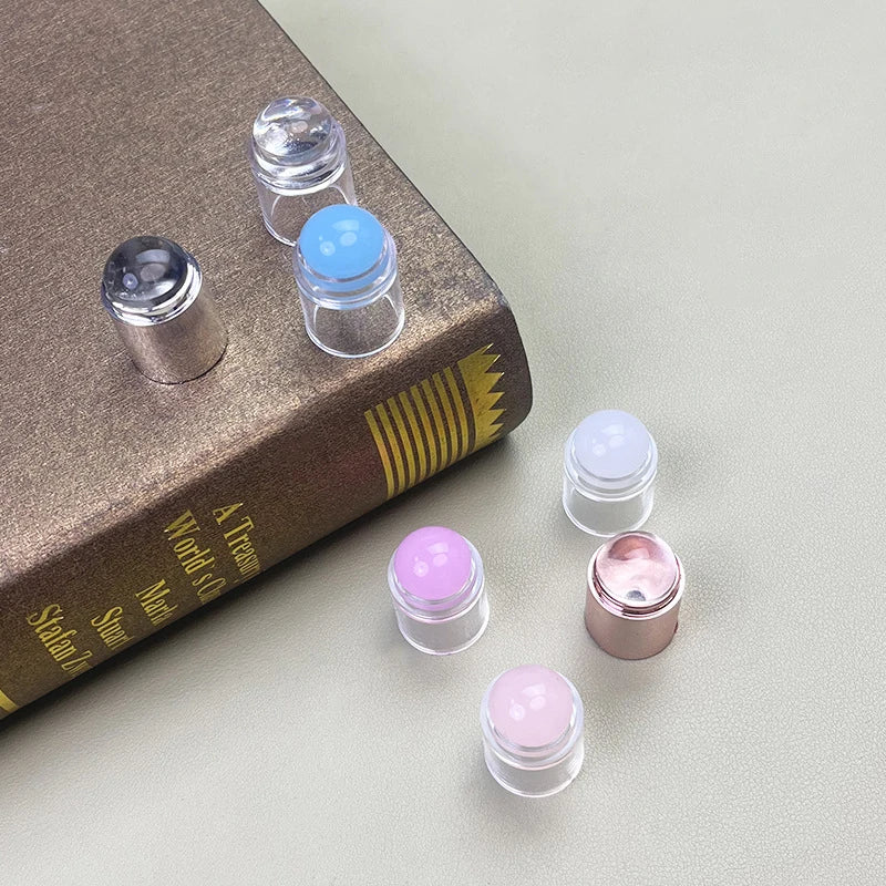 Silicone Nail Art Stamper & Scraper – French Tip Jelly Stamp
